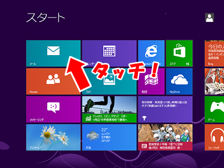 画面にタッチ(C)インデックス 2013 画面にタッチ(C)インデックス 2013